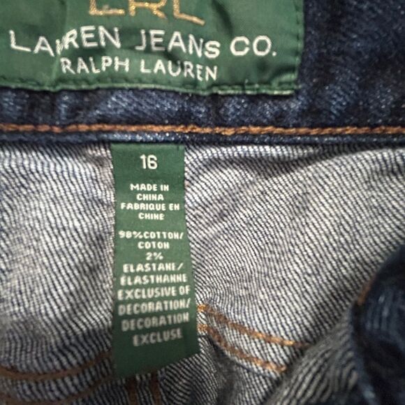 Ralph Lauren Blue Straight Leg Jeans - Picture 2 of 4